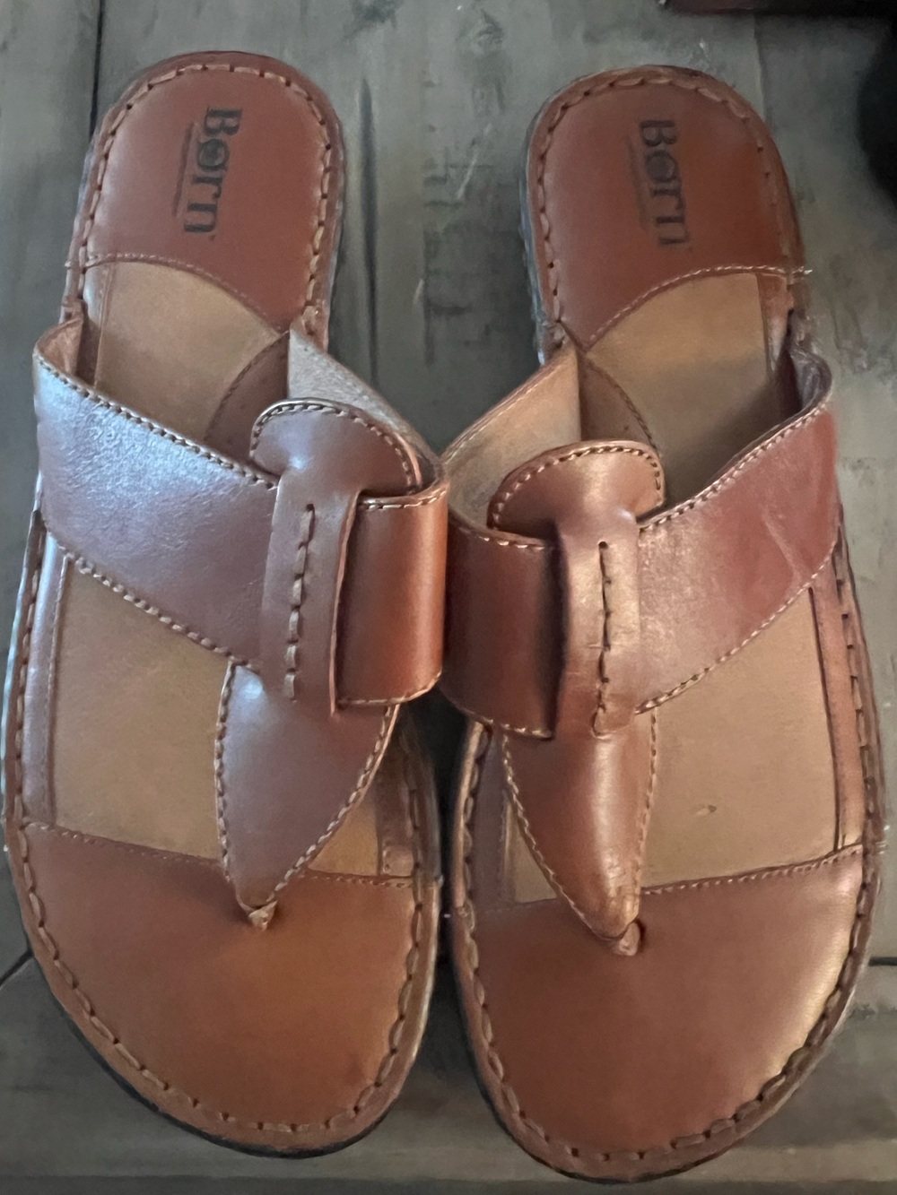 Børn Leather Sandals Sz 9